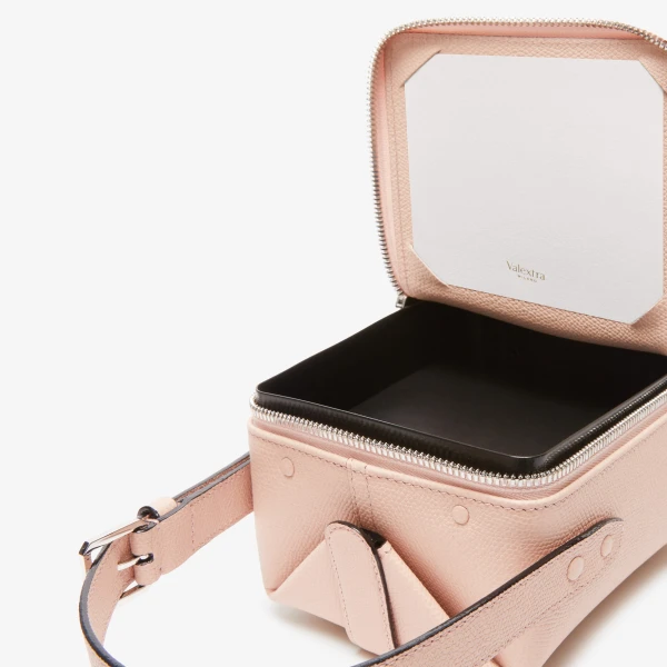 Valextra Tric Trac Bag in Bonne Mine Pink | Shoulder & Crossbody Bags | Luxury Shoes 