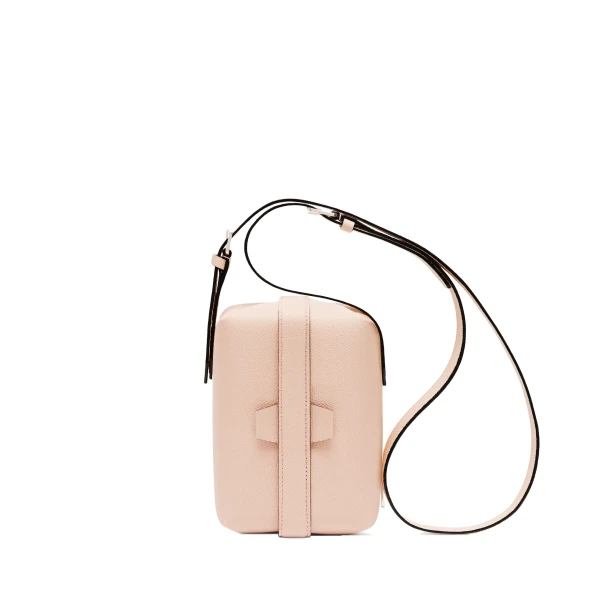Valextra Tric Trac Bag in Bonne Mine Pink | Shoulder & Crossbody Bags | Luxury Shoes 