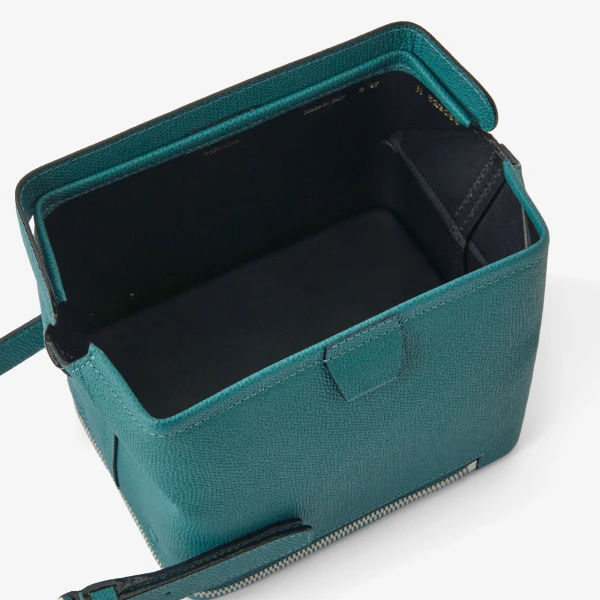 Valextra Tric Trac Bag in Bottle Green | Shoulder & Crossbody Bags | Luxury Shoes 