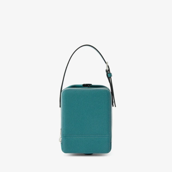 Valextra Tric Trac Bag in Bottle Green | Shoulder & Crossbody Bags | Luxury Shoes 