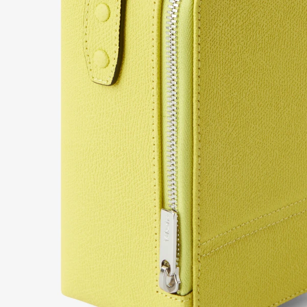 Valextra Tric Trac Bag in Citrine Yellow | Shoulder & Crossbody Bags | Luxury Shoes 