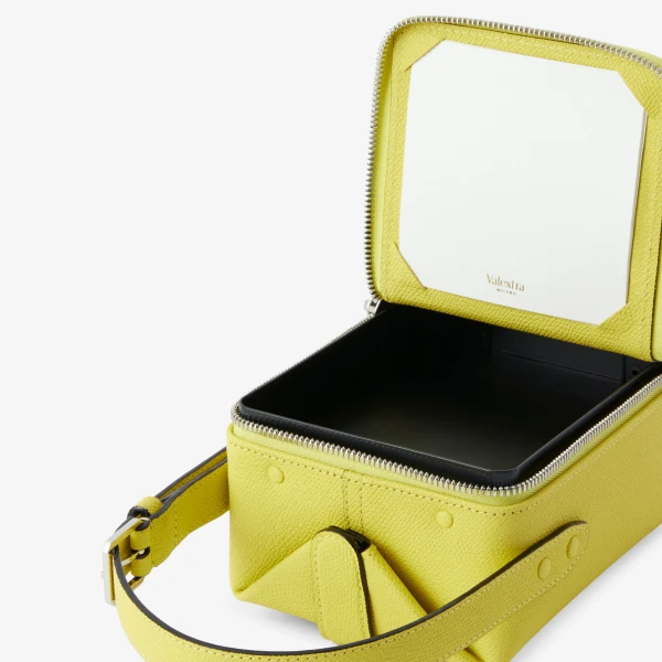 Valextra Tric Trac Bag in Citrine Yellow | Shoulder & Crossbody Bags | Luxury Shoes 
