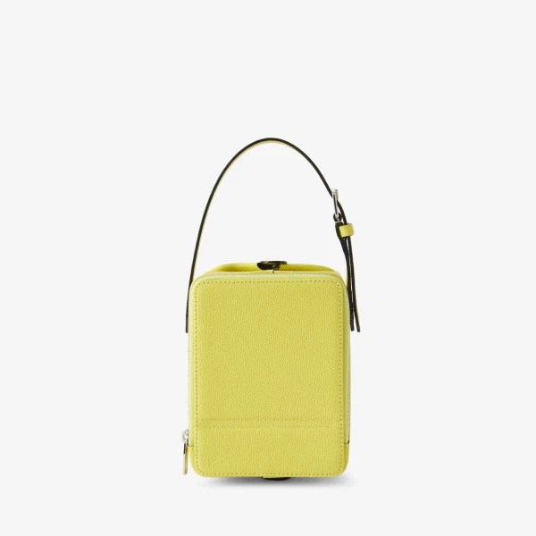 Valextra Tric Trac Bag in Citrine Yellow | Shoulder & Crossbody Bags | Luxury Shoes 