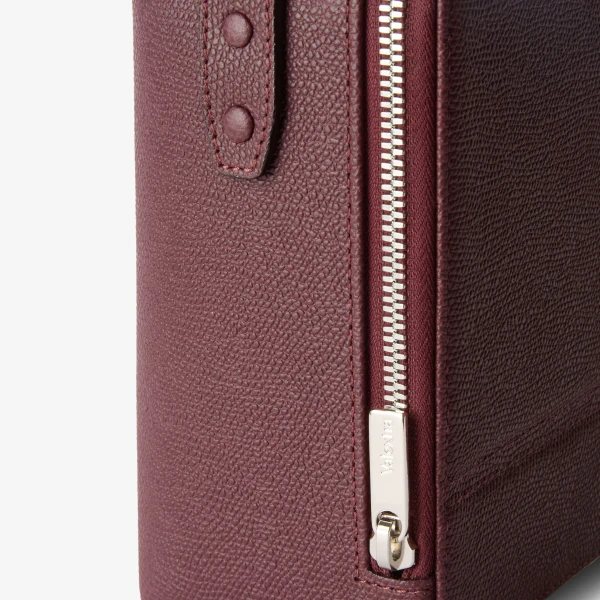 Valextra Tric Trac Bag in Claret Red | Shoulder & Crossbody Bags | Luxury Shoes 