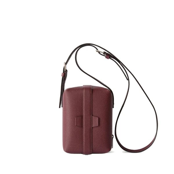 Valextra Tric Trac Bag in Claret Red | Shoulder & Crossbody Bags | Luxury Shoes 