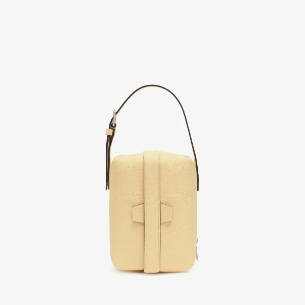 Valextra Tric Trac Bag in Cream Yellow | Shoulder & Crossbody Bags | Luxury Shoes 