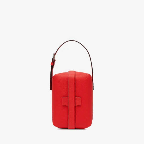 Valextra Tric Trac Bag in Crimson Red | Shoulder & Crossbody Bags | Luxury Shoes 