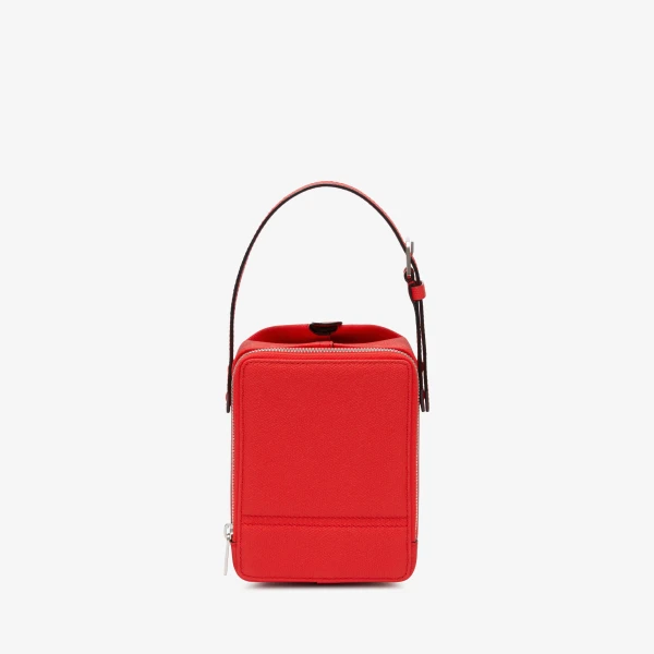 Valextra Tric Trac Bag in Crimson Red | Shoulder & Crossbody Bags | Luxury Shoes 