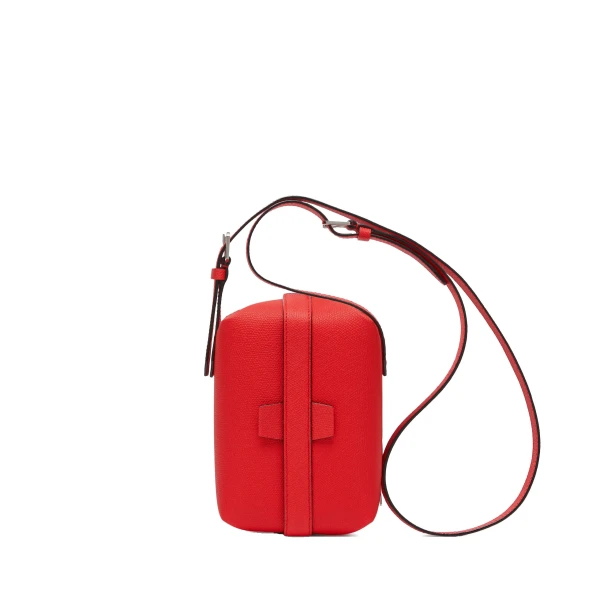 Valextra Tric Trac Bag in Crimson Red | Shoulder & Crossbody Bags | Luxury Shoes 