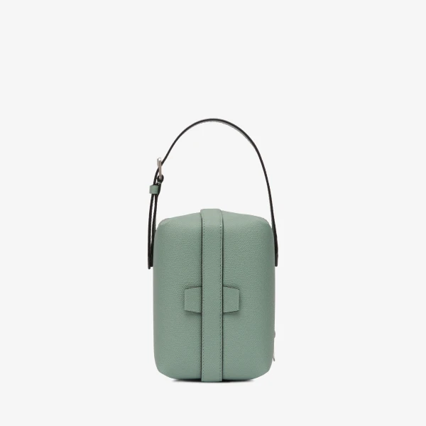 Valextra Tric Trac Bag in Eucalyptus Green | Shoulder & Crossbody Bags | Luxury Shoes 