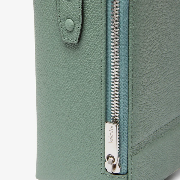 Valextra Tric Trac Bag in Eucalyptus Green | Shoulder & Crossbody Bags | Luxury Shoes 