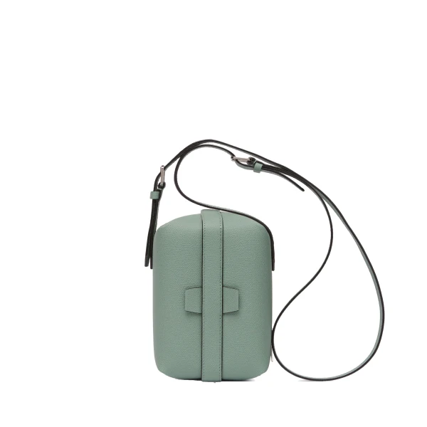Valextra Tric Trac Bag in Eucalyptus Green | Shoulder & Crossbody Bags | Luxury Shoes 
