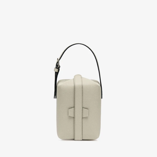 Valextra Tric Trac Bag in Linen Grey | Shoulder & Crossbody Bags | Luxury Shoes 