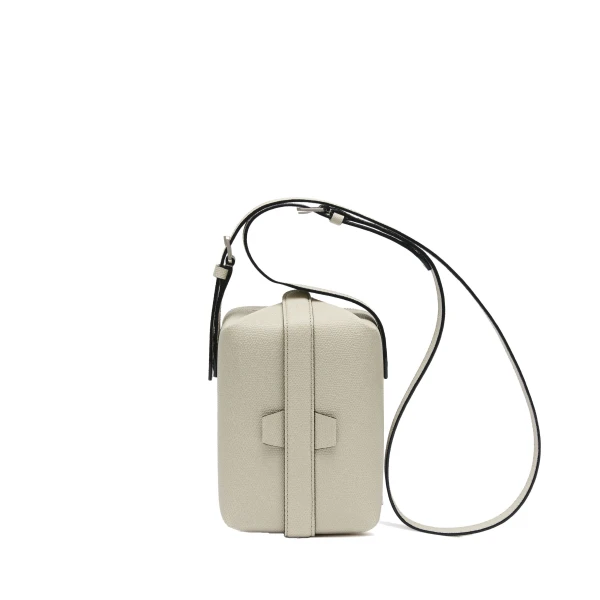 Valextra Tric Trac Bag in Linen Grey | Shoulder & Crossbody Bags | Luxury Shoes 