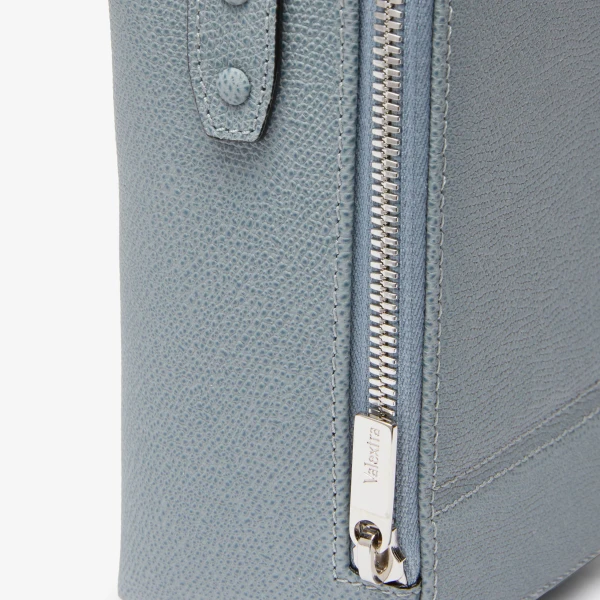 Valextra Tric Trac Bag in Niagara Blue | Shoulder & Crossbody Bags | Luxury Shoes 