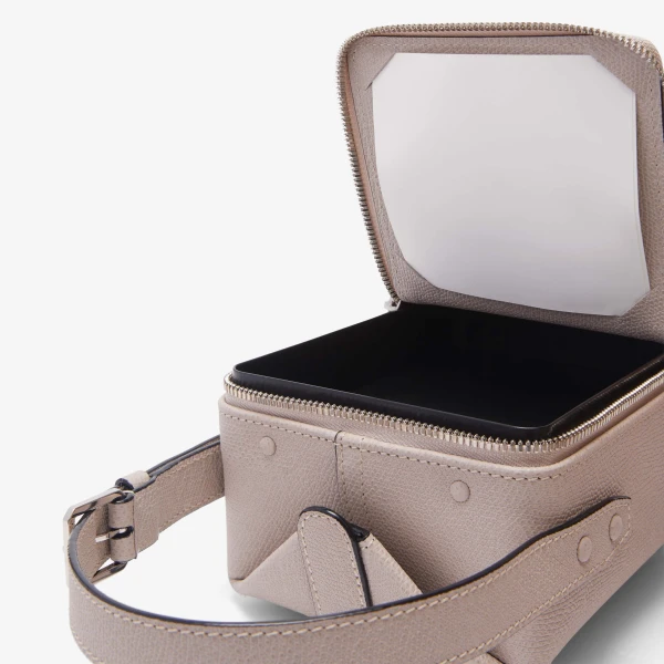 Valextra Tric Trac Bag in Nude Pink | Shoulder & Crossbody Bags | Luxury Shoes 