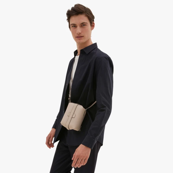 Valextra Tric Trac Bag in Nude Pink | Shoulder & Crossbody Bags | Luxury Shoes 