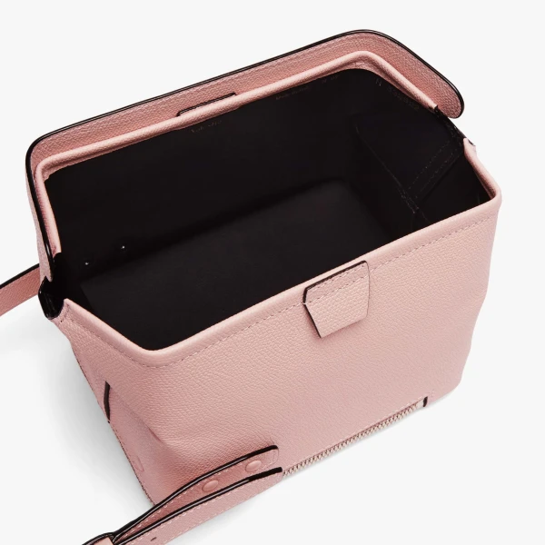 Valextra Tric Trac Bag in Peony Pink | Shoulder & Crossbody Bags | Luxury Shoes 