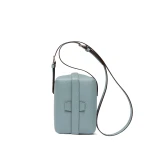 Valextra Tric Trac Bag in Smokey Blue | Shoulder & Crossbody Bags | Luxury Shoes 