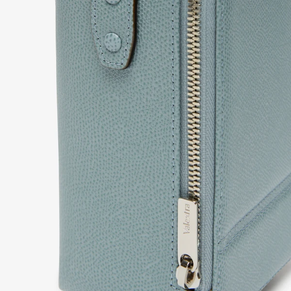 Valextra Tric Trac Bag in Smokey Blue | Shoulder & Crossbody Bags | Luxury Shoes 