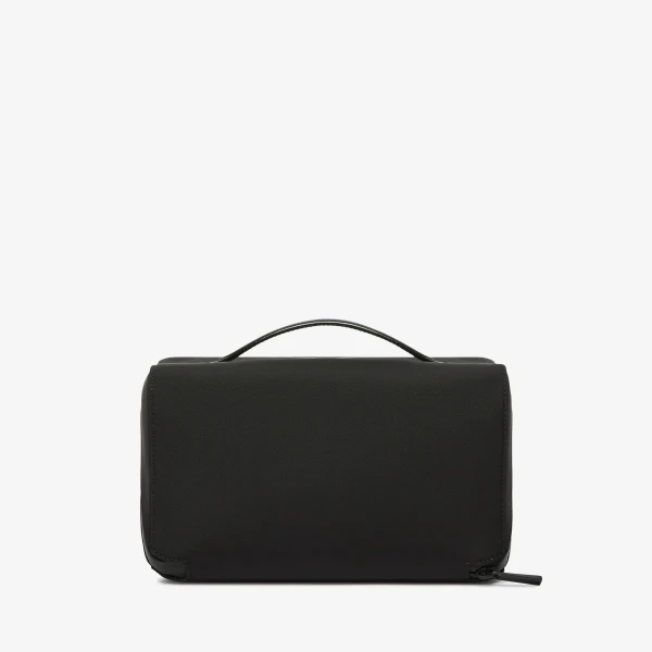 Valextra V-Line Assoluto Wash Bag in Black | Cases | Luxury Shoes 