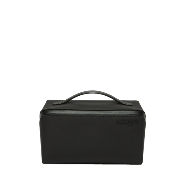 Valextra V-Line Assoluto Wash Bag in Black | Cases | Luxury Shoes 