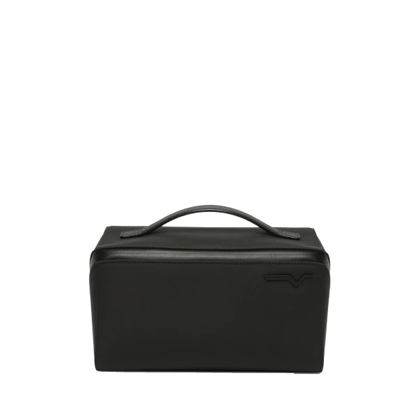 Valextra V-Line Assoluto Wash Bag in Black | Cases | Luxury Shoes 