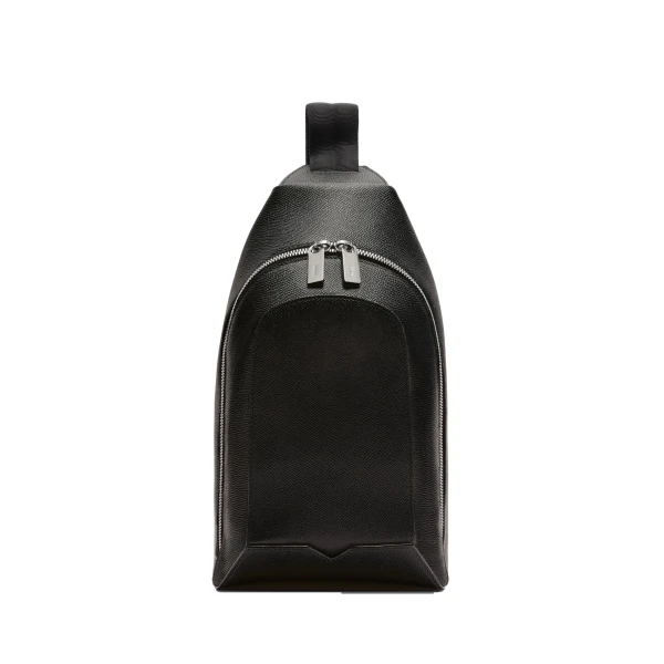 Valextra V-Line Core One Shoulder Backpack in Black | Men Bags | Luxury Shoes 