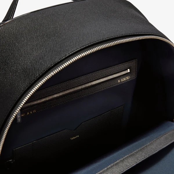 Valextra V-Line Essential Backpack in Black | Men Bags | Luxury Shoes 