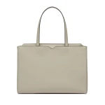 Valextra V-Line Horizontal Shopping Bag in Linen Grey | Men Bags | Luxury Shoes 