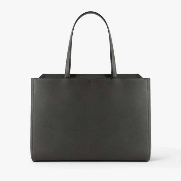 Valextra V-Line Horizontal Shopping Bag in Smokey Grey | Men Bags | Luxury Shoes 