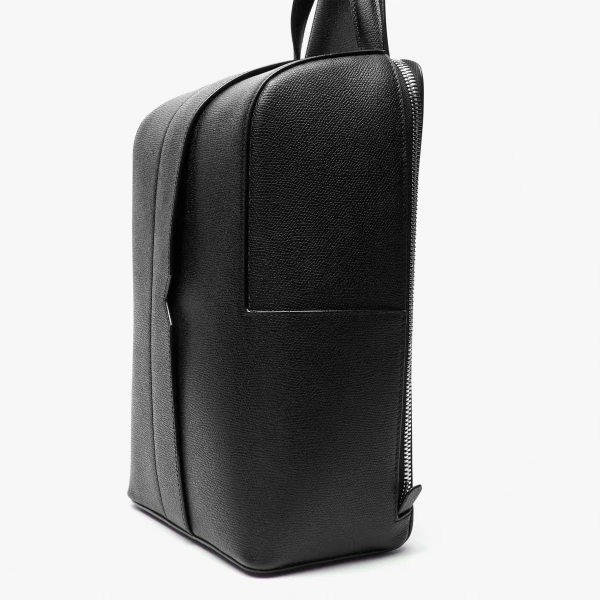 Valextra V-Line One Shoulder Backpack in Black | Men Bags | Luxury Shoes 