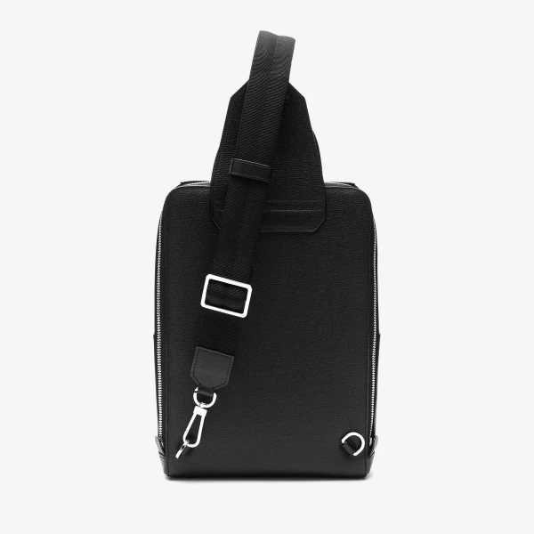 Valextra V-Line One Shoulder Backpack in Black | Men Bags | Luxury Shoes 