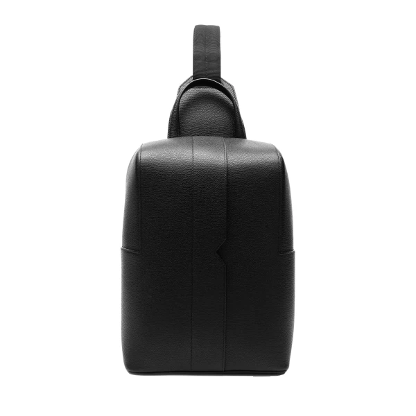 Valextra V-Line One Shoulder Backpack in Black | Men Bags | Luxury Shoes 