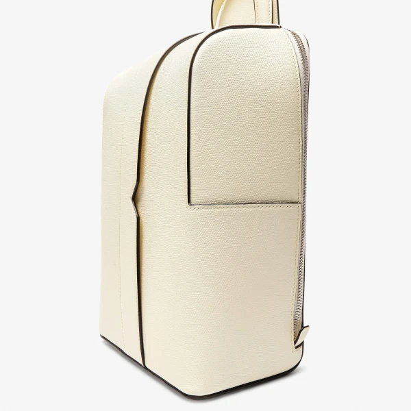 Valextra V-Line One Shoulder Backpack in Pergamena White | Men Bags | Luxury Shoes 