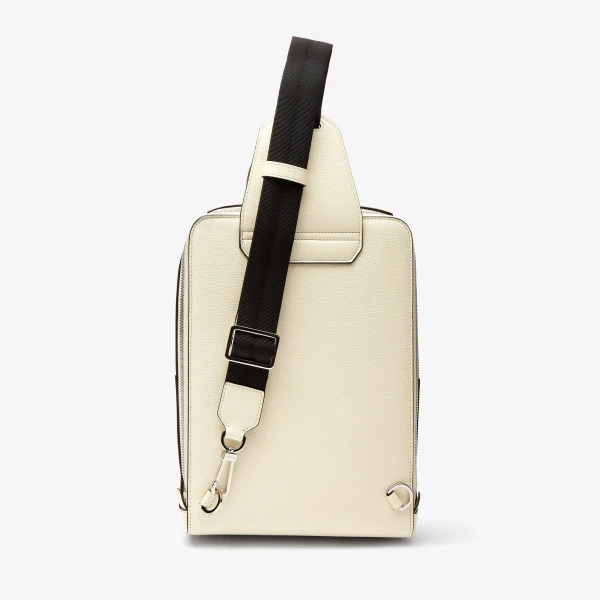 Valextra V-Line One Shoulder Backpack in Pergamena White | Men Bags | Luxury Shoes 