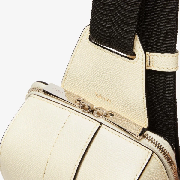 Valextra V-Line One Shoulder Mini Backpack in Pergamena White | Men Bags | Luxury Shoes 