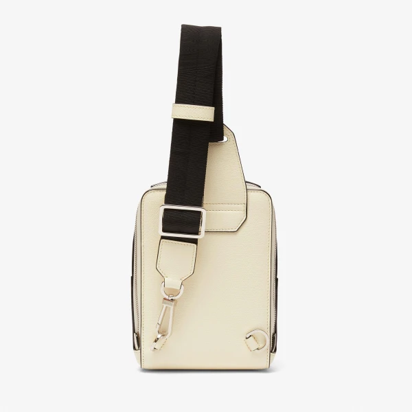 Valextra V-Line One Shoulder Mini Backpack in Pergamena White | Men Bags | Luxury Shoes 