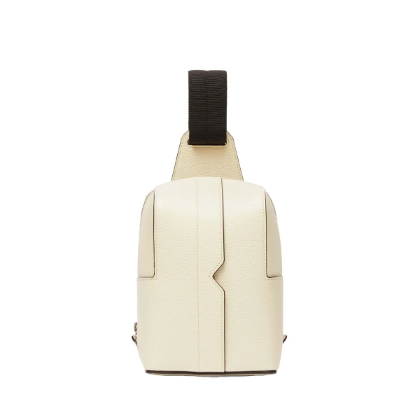Valextra V-Line One Shoulder Mini Backpack in Pergamena White | Men Bags | Luxury Shoes 