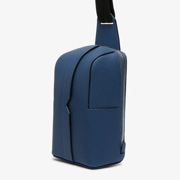 Valextra V-Line One Shoulder Mini Backpack in Sapphire Blue | Men Bags | Luxury Shoes 