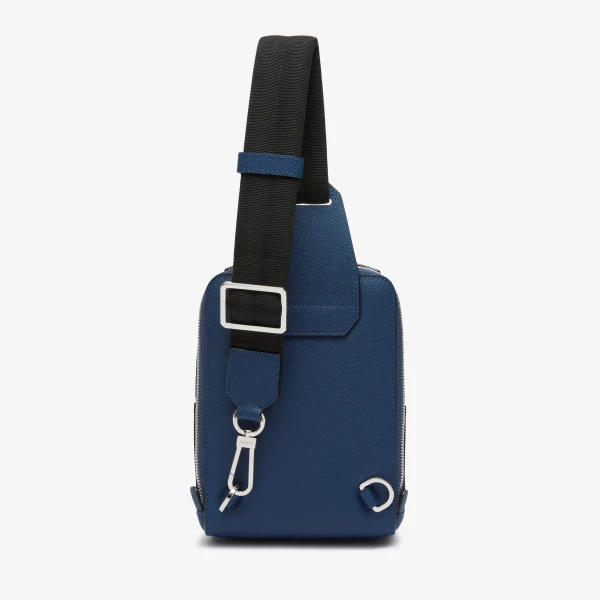 Valextra V-Line One Shoulder Mini Backpack in Sapphire Blue | Men Bags | Luxury Shoes 