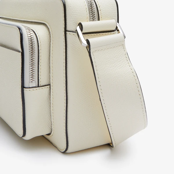 Valextra V-Line Reporter Bag in Pergamena White | Men Bags | Luxury Shoes 
