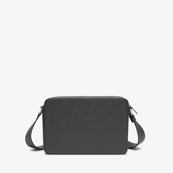 Valextra V-Line Reporter Bag in Smokey Grey | Men Bags | Luxury Shoes 
