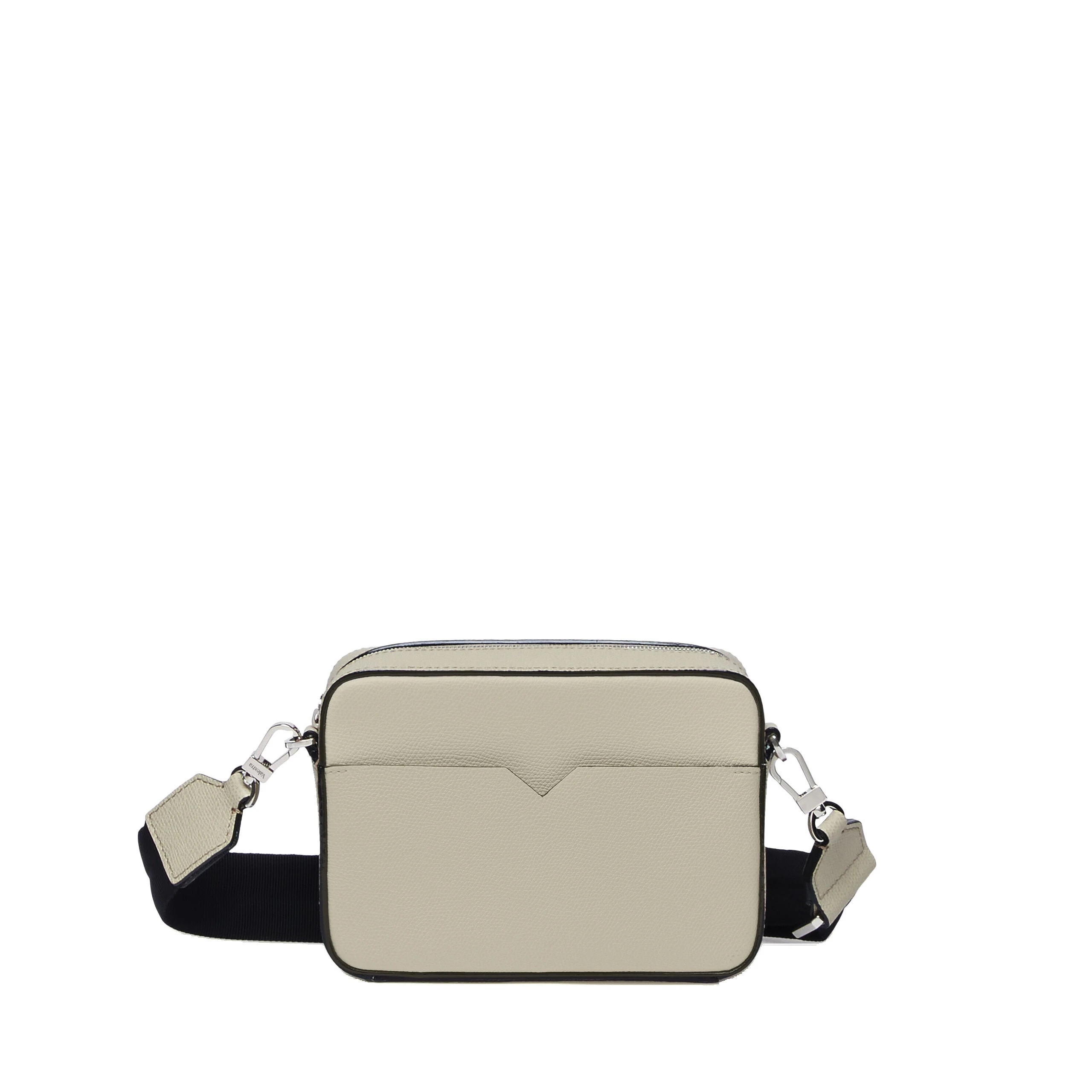 Valextra V-Line Reporter Mini Bag in Linen Grey Valextra V-Line Reporter Mini Bag in Linen Grey | Men Bags | Luxury Shoes