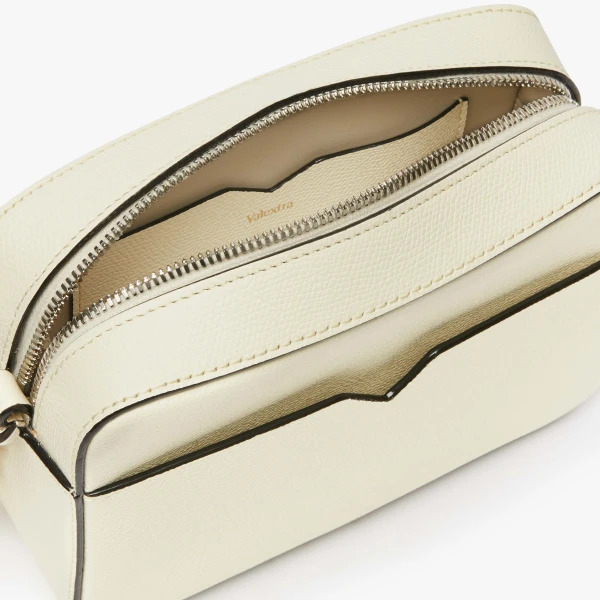 Valextra V-Line Reporter Mini Bag in Pergamena White | Men Bags | Luxury Shoes 