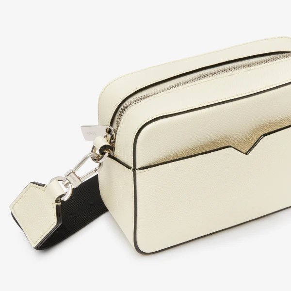 Valextra V-Line Reporter Mini Bag in Pergamena White | Men Bags | Luxury Shoes 