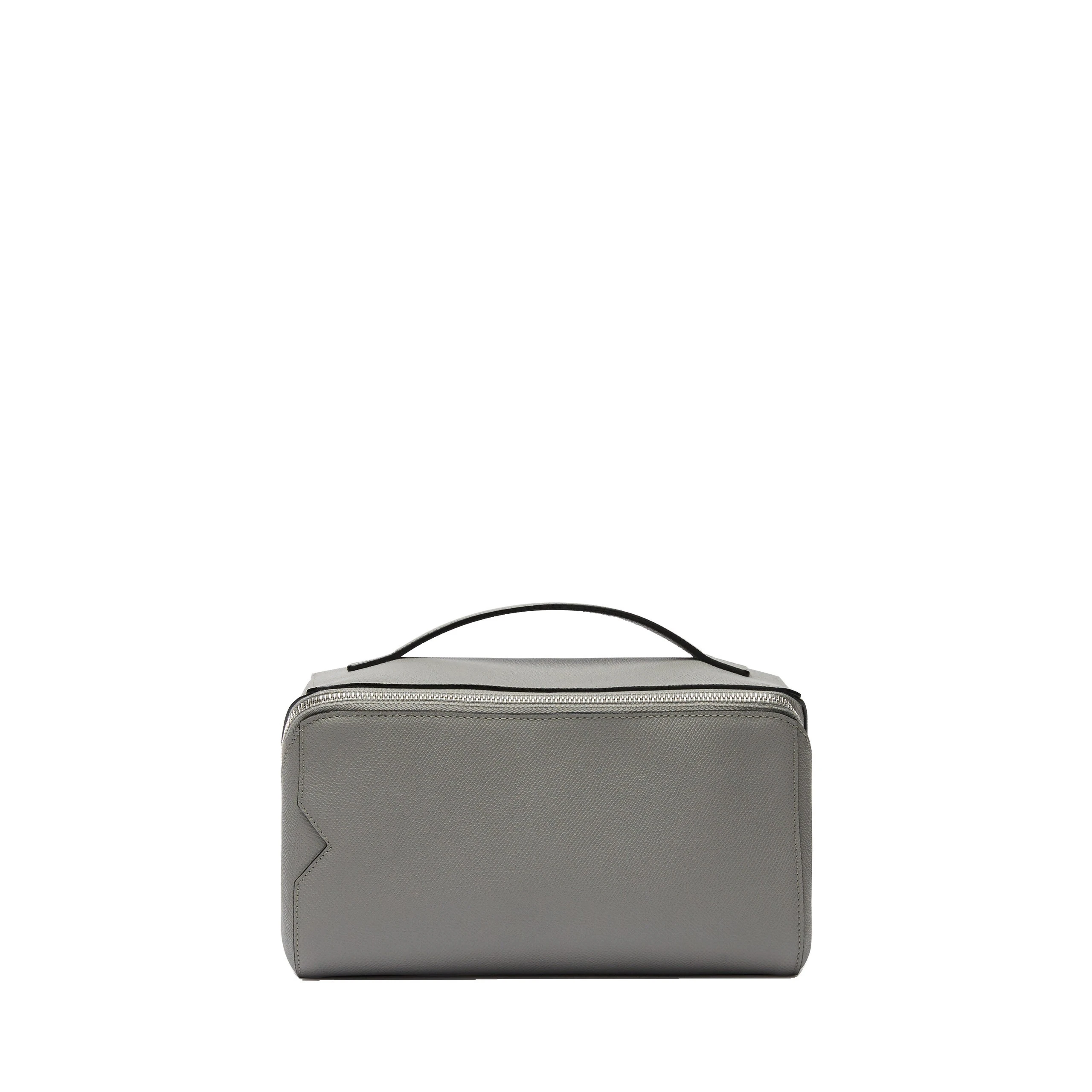 Valextra V-Line Wash Bag in Cement Grey Valextra V-Line Wash Bag in Cement Grey | Cases | Luxury Shoes