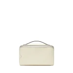 Valextra V-Line Wash Bag in Pergamena White | Cases | Luxury Shoes 