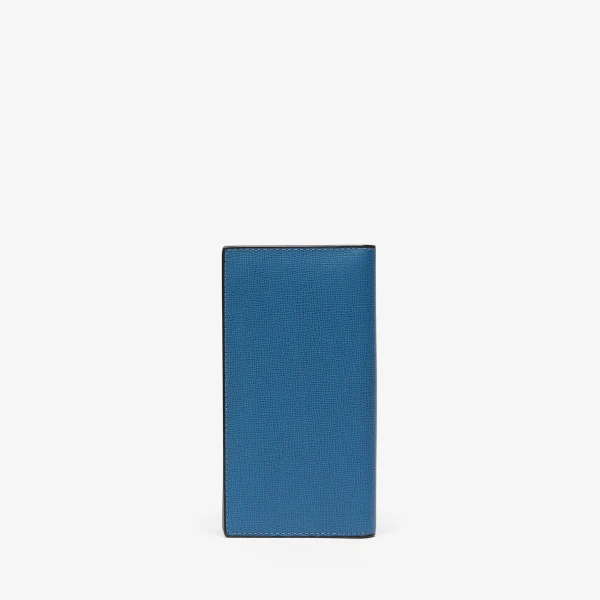 Valextra Vertical Wallet 12CC in Cobalt Blue | Cases | Luxury Shoes 