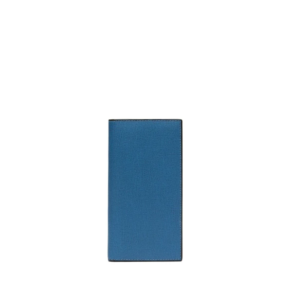 Valextra Vertical Wallet 12CC in Cobalt Blue | Cases | Luxury Shoes 